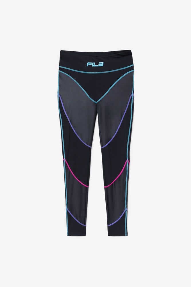 Fila Legging Damske Georgie Vysoký Waisted Čierne - RKBJF5987